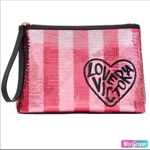 NWT VS BLING Pouch Bag / Make-up Bag